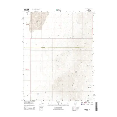 2014 Map of Frisco Peak, 2014 Print