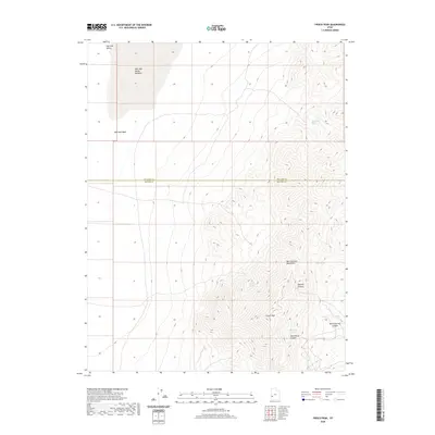 2020 Map of Frisco Peak, 2020 Print