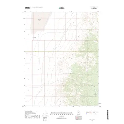 2023 Map of Frisco Peak, 2023 Print
