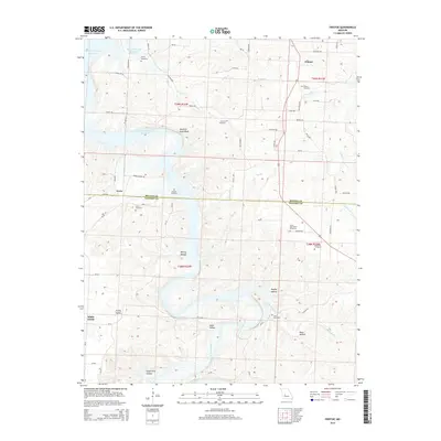 2014 Map of Fristoe, 2014 Print