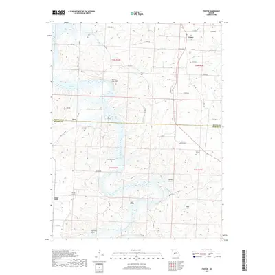 2017 Map of Fristoe, 2017 Print