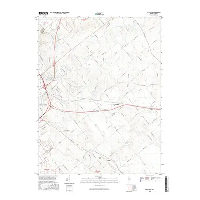 2016 Map of Fritchton, 2016 Print