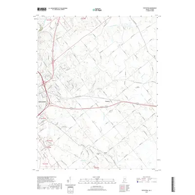 2019 Map of Fritchton, 2019 Print