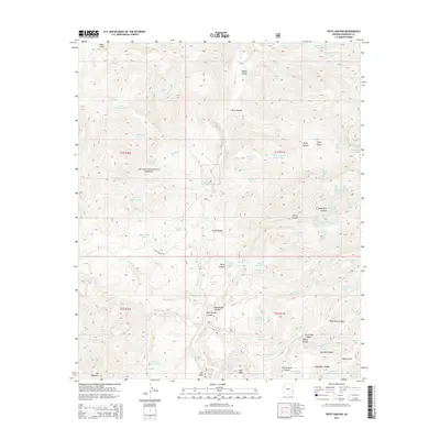 2014 Map of Fritz Canyon, 2014 Print