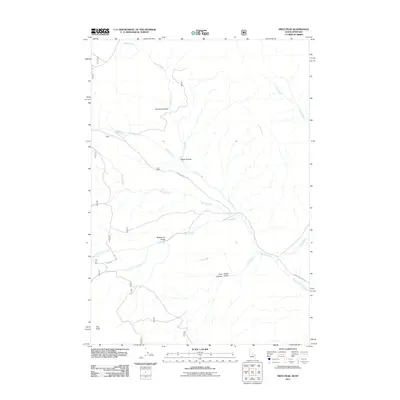 2011 Map of Fritz Peak, 2011 Print