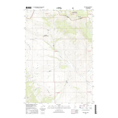 2017 Map of Fritz Peak, 2017 Print