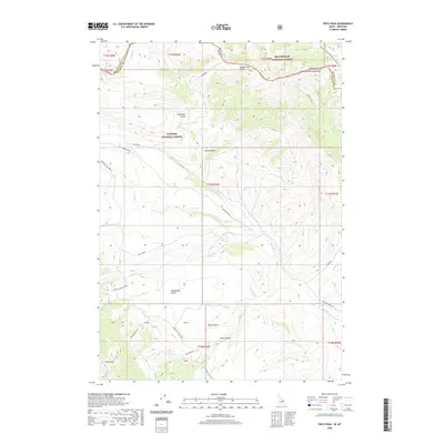 2020 Map of Fritz Peak, 2020 Print