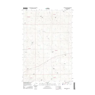 2017 Map of Froehlich Butte, 2017 Print