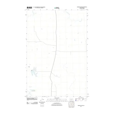 2011 Map of Froelich Dam, 2011 Print