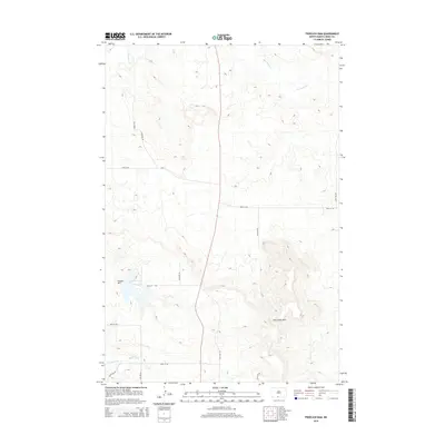 2014 Map of Froelich Dam, 2014 Print