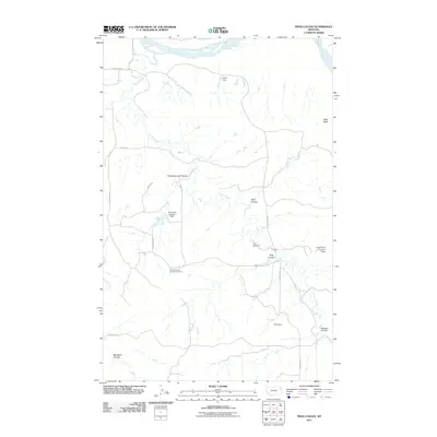 2011 Map of Frog Coulee, 2011 Print
