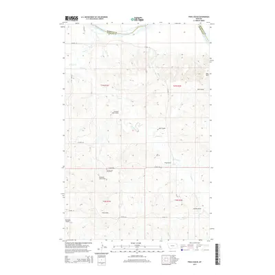 2014 Map of Frog Coulee, 2014 Print