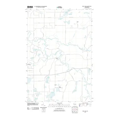 2010 Map of Frog Lake, 2010 Print