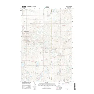 2015 Map of Frog Lake, 2015 Print