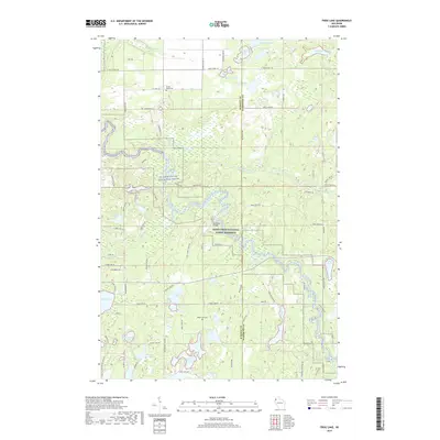 2019 Map of Frog Lake, 2019 Print