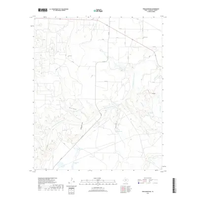 2019 Map of Frog Mountain, 2019 Print