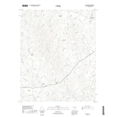 2019 Map of Frog Pond, 2019 Print