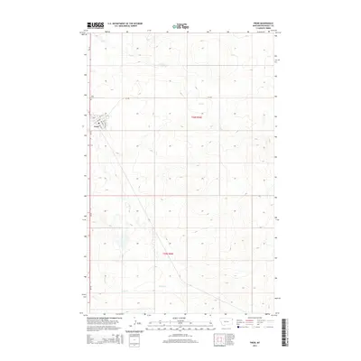 2014 Map of Froid, 2014 Print