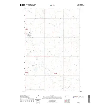 2020 Map of Froid, 2020 Print