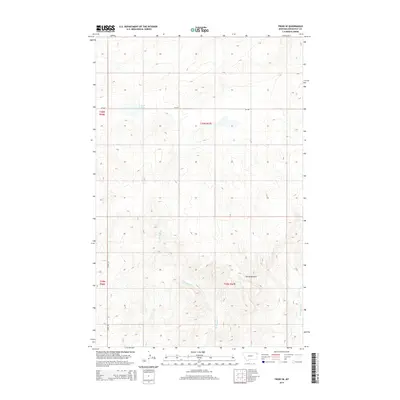 2014 Map of Froid SE, 2014 Print
