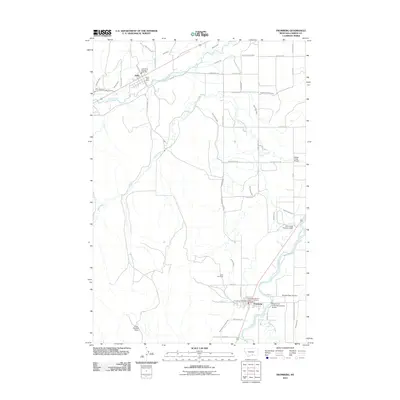 2011 Map of Fromberg, 2011 Print