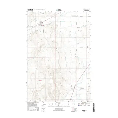 2017 Map of Fromberg, 2017 Print