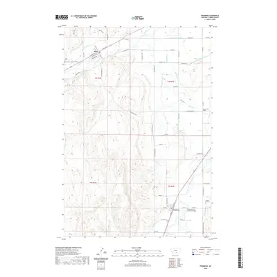 2020 Map of Fromberg, 2020 Print