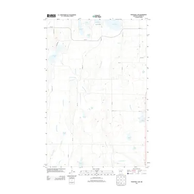 2013 Map of Frontenac Lake, 2013 Print