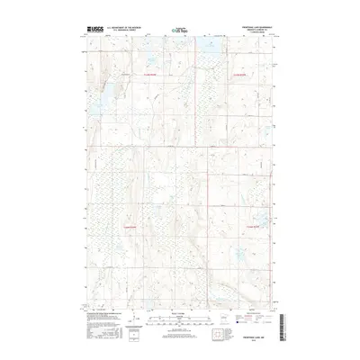 2016 Map of Frontenac Lake, 2016 Print