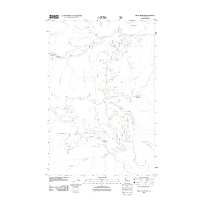 2011 Map of Frost Mountain, 2011 Print
