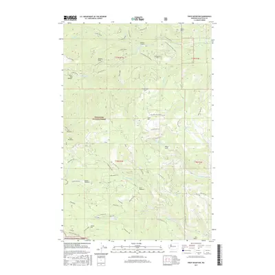 2017 Map of Frost Mountain, 2017 Print