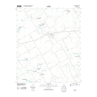 2010 Map of Frost, 2010 Print