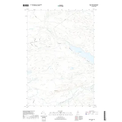 2018 Map of Frost Pond, 2018 Print