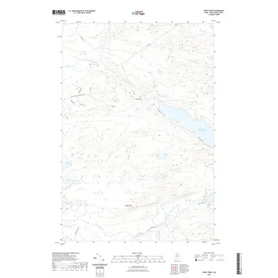 2021 Map of Frost Pond, 2021 Print