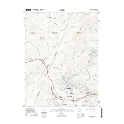 2014 Map of Frostburg, 2014 Print