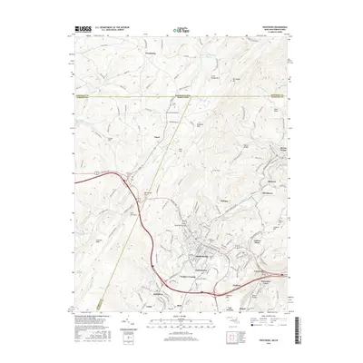 2016 Map of Frostburg, 2016 Print