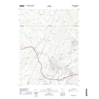 2019 Map of Frostburg, 2019 Print
