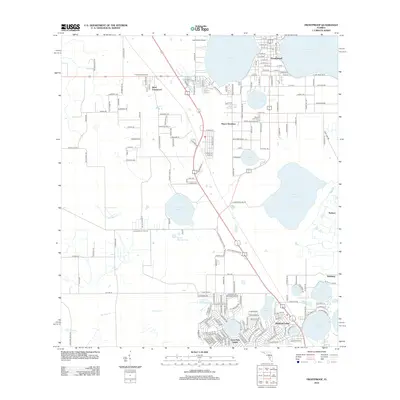 2012 Map of Frostproof, 2012 Print