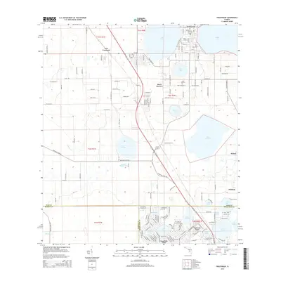 2015 Map of Frostproof, 2015 Print