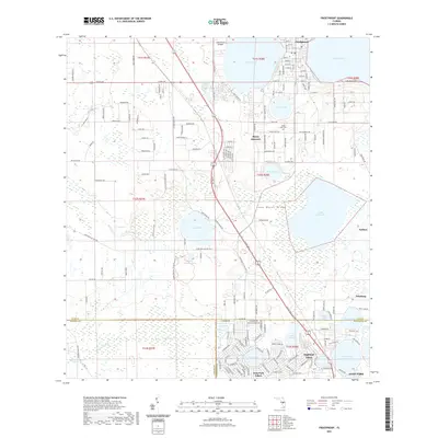 2021 Map of Frostproof, 2021 Print