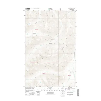 2014 Map of Frosty Creek, 2014 Print