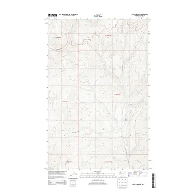 2014 Map of Frosty Meadow, 2014 Print