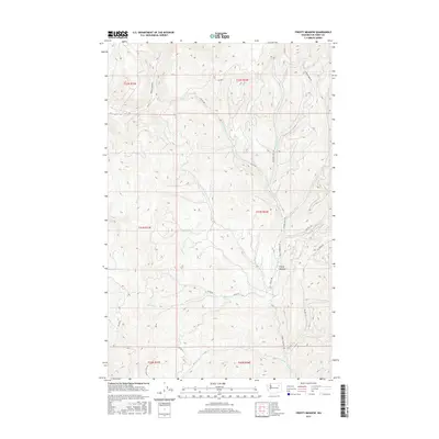 2017 Map of Frosty Meadow, 2017 Print