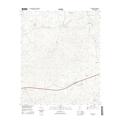 2014 Map of Fruithurst, 2014 Print
