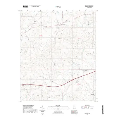 2018 Map of Fruithurst, 2018 Print