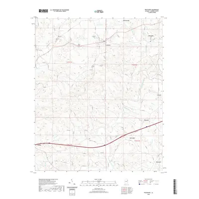 2020 Map of Fruithurst, 2020 Print