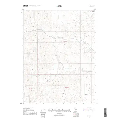 2018 Map of Fruto, 2018 Print