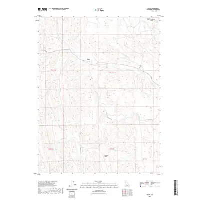 2021 Map of Fruto, 2021 Print