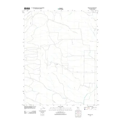 2012 Map of Fruto NE, 2012 Print