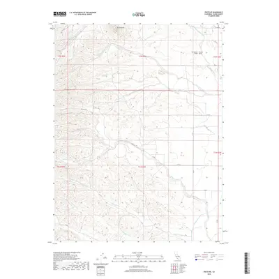 2018 Map of Fruto NE, 2018 Print